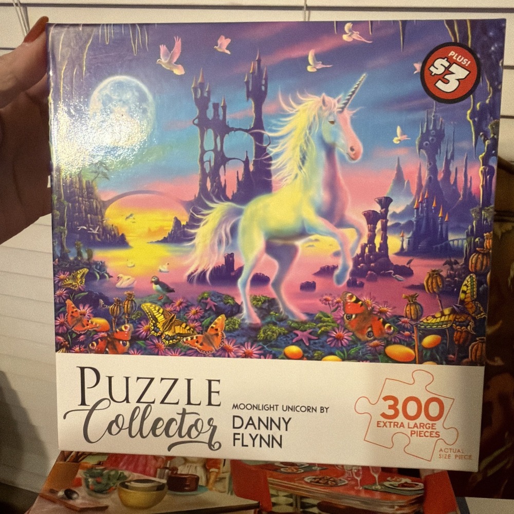 RoseArt Jigsaw Puzzle 500 Pieces Moonlight Unicorn